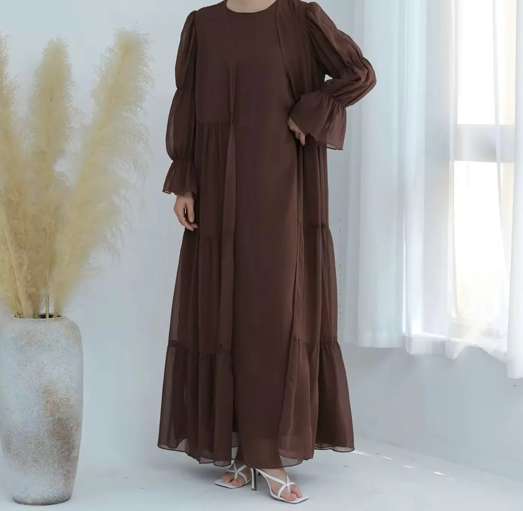 Abaya Chiffon Set