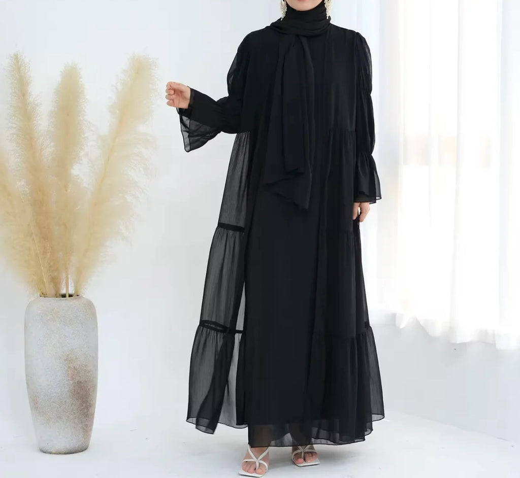 Abaya Chiffon Set